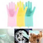 MAGIC SILICONE DISHWASHING GLOVES